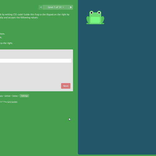 Flexbox: Froggy